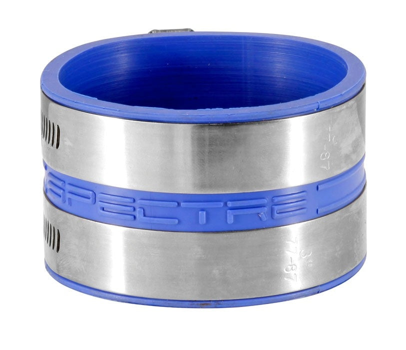 Spectre Coupler 3in. w/Clamps - Blue 87726