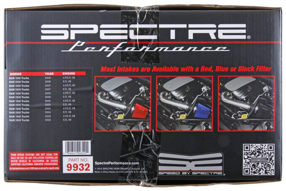 Spectre Air Intake Kit GM Silverado/Sierra V8-5.3L F/I 14-19 90060K