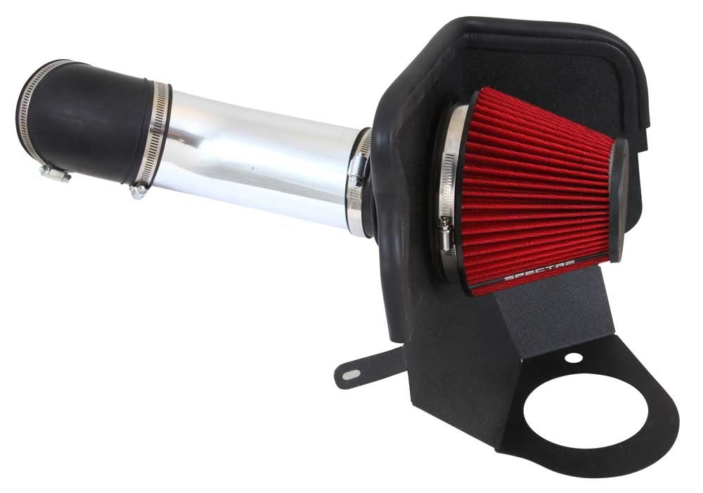 Spectre 14-16 Jeep Cherokee V6-3.2L F/I Air Intake Kit - Polished w/Red Filter 9014