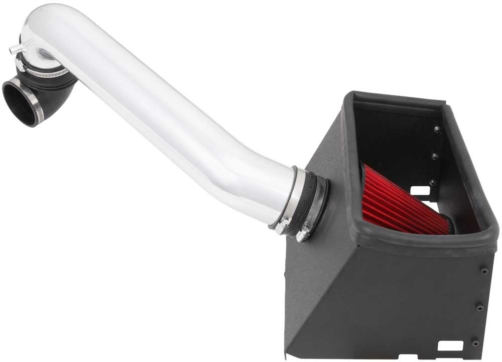 Spectre 13-15 RAM 1500 V6-3.6L F/I Air Intake Kit - Polished w/Red Filter 9016