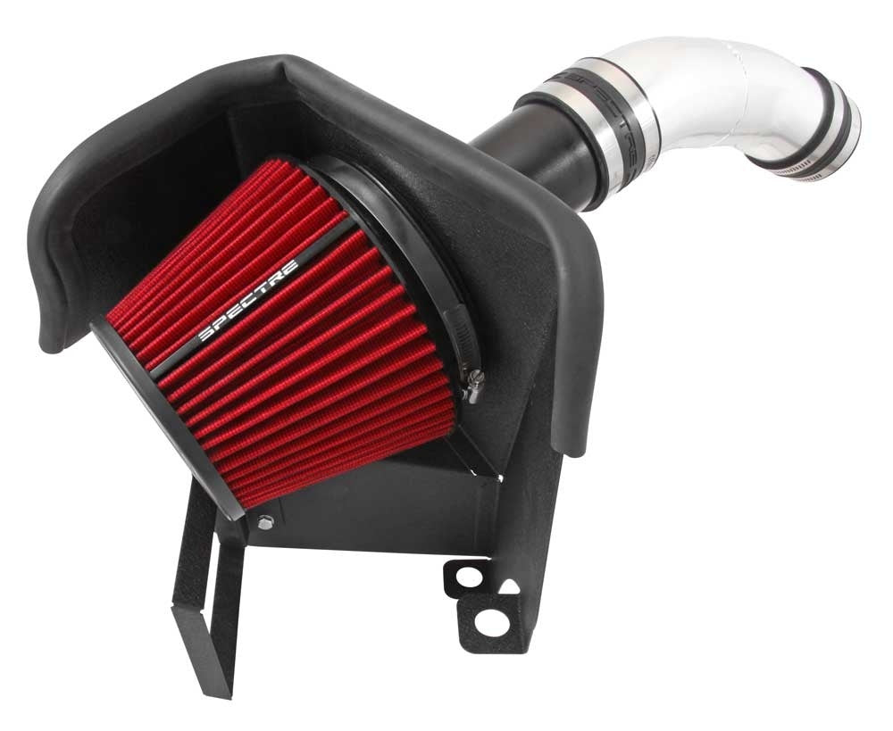Spectre 14-15 Jeep Grand Cherokee V6-3.0L DSL Air Intake Kit - Polished w/Red Filter 9024