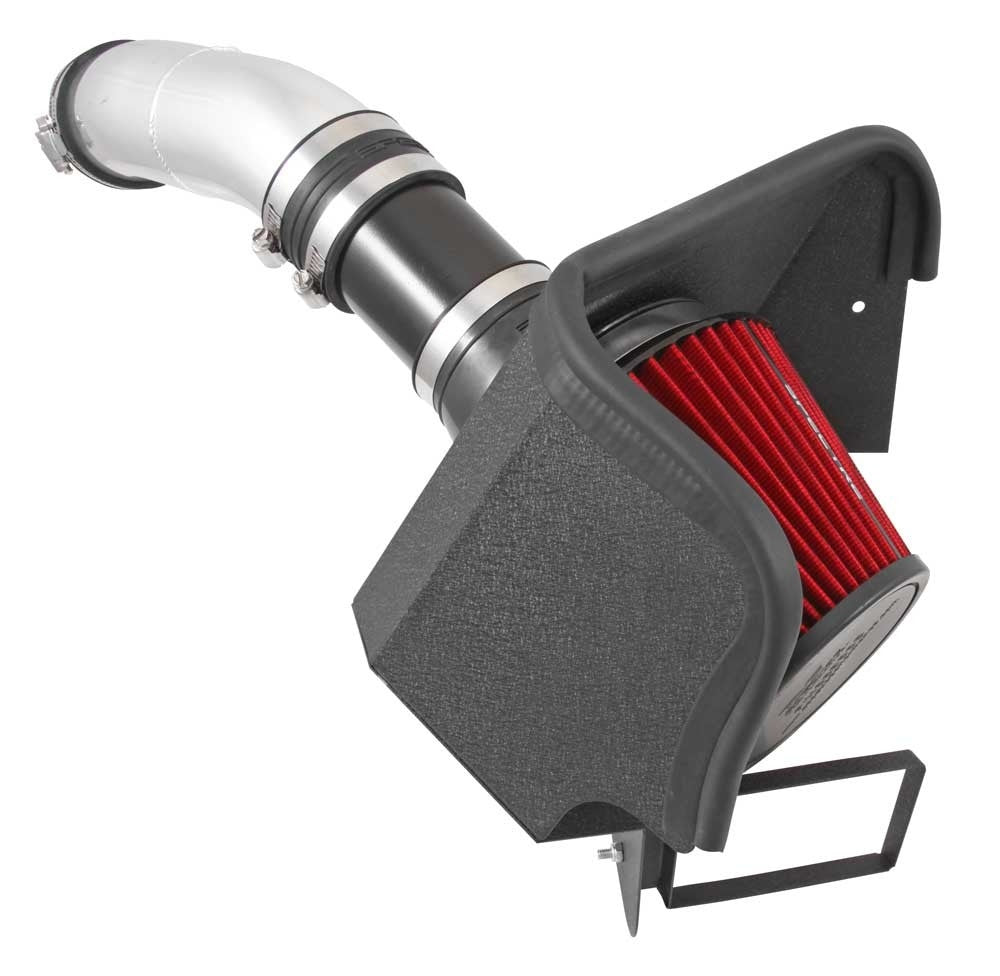 Spectre 14-15 Jeep Grand Cherokee V6-3.0L DSL Air Intake Kit - Polished w/Red Filter 9024