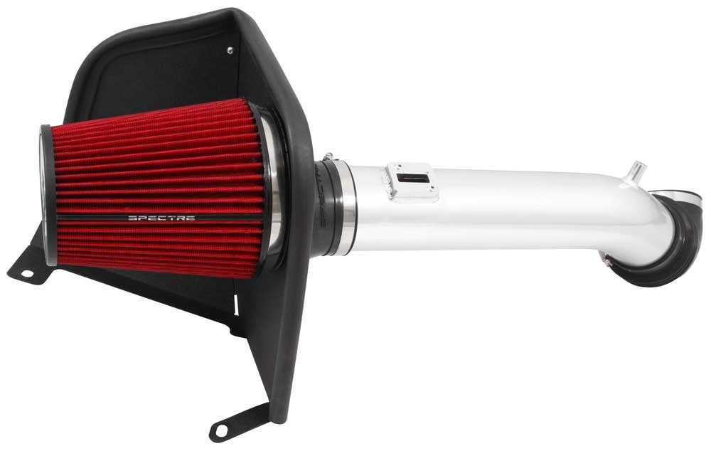 Spectre GM Silverado/Sierra 1500 4.3L Air Intake Kit - Polished w/Red Filter 9026