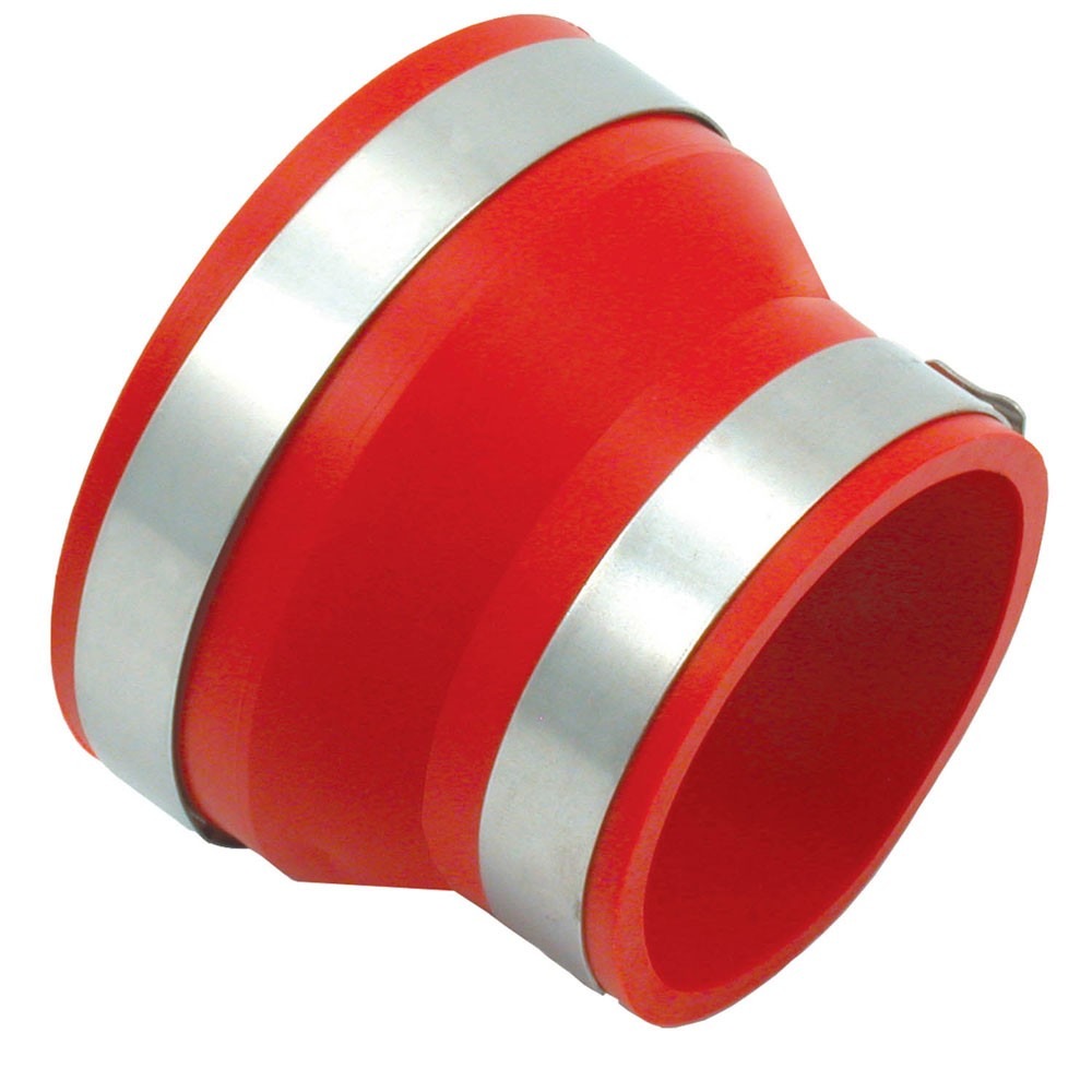 Spectre Coupler/Reducer 4in. to 3in. (PVC) - Red 9762