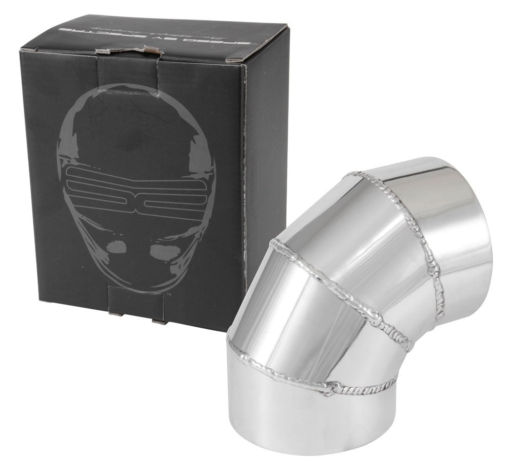 Spectre Universal Tube Elbow 4in. OD / 90 Degree - Aluminum 9798