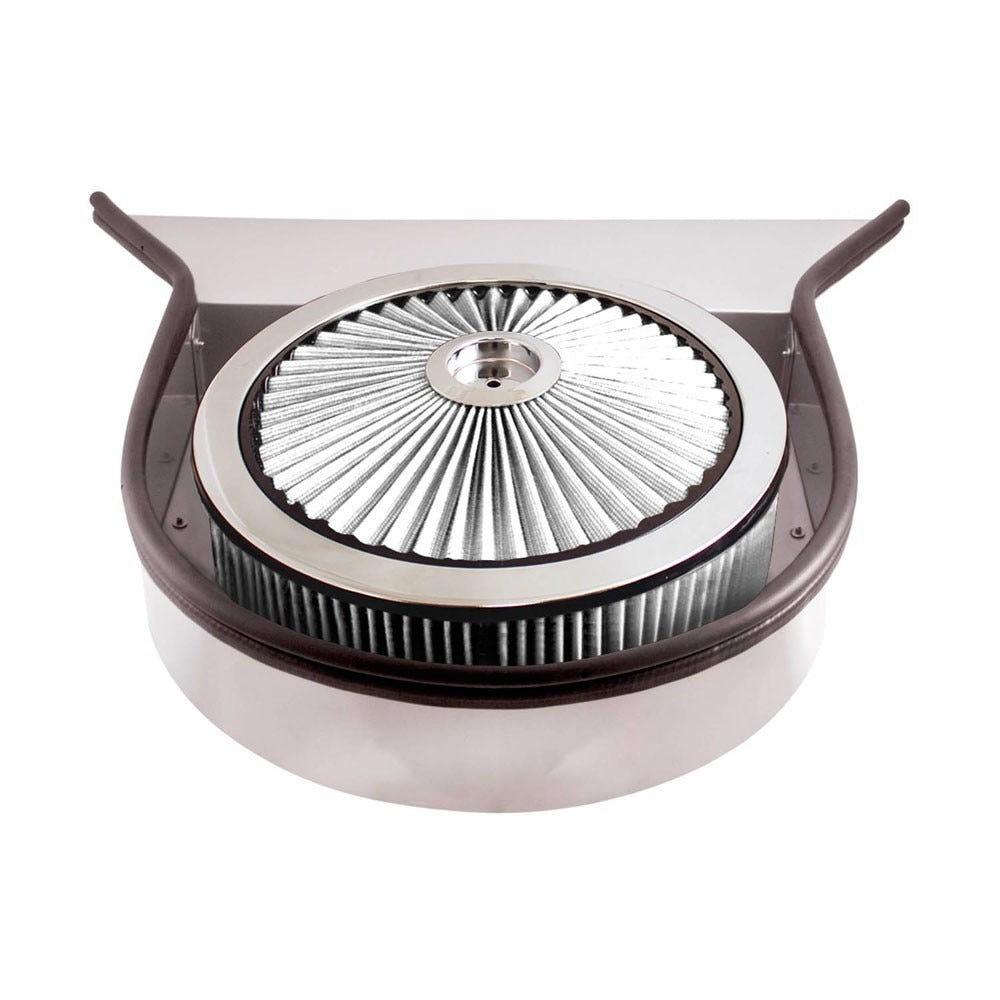 Spectre ExtraFlow Cowl Air Cleaner w/Tray 4in. - White 98493