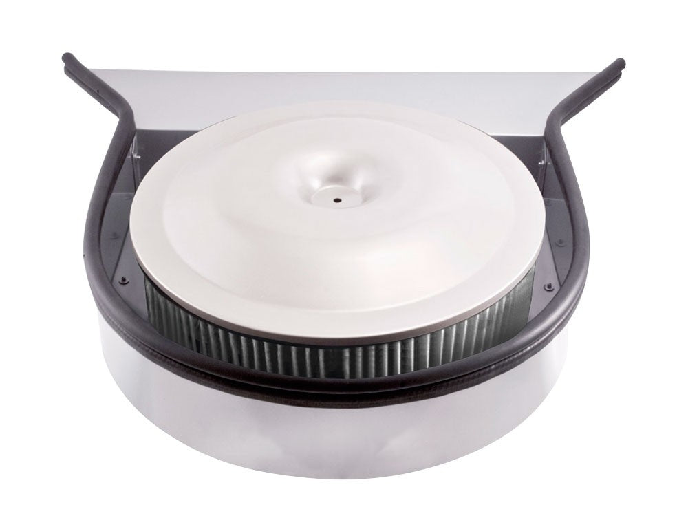 Spectre Cowl Air Cleaner Tray Assembly 4in. - White 98494
