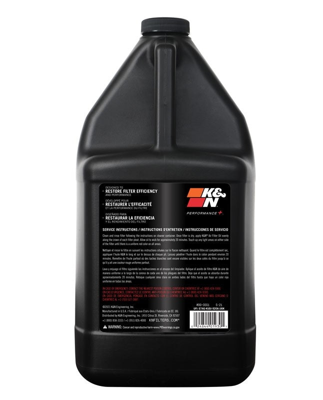 K&N Engineering K&N 1 Gallon Air Filter Oil 99-0551