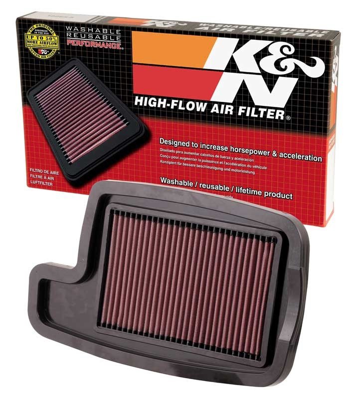 K&N Engineering K&N Arctic Cat 12.813in O/S L x 7.5in O/S W x .875in H Replacement Air Filter AC-4004
