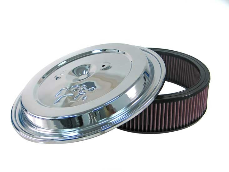 K&N Engineering K&N Replacement Air Filter w/ Chrome Top - W/E-1500 K&N Logo CE-1502