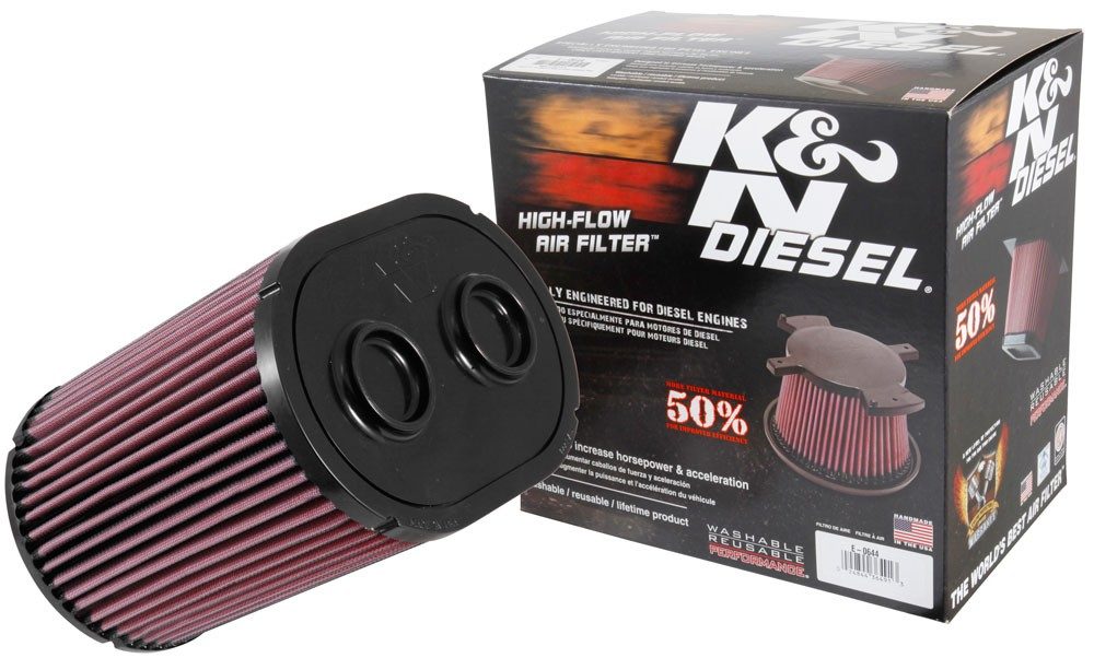 K&N Engineering K&N 2017 Ford F250 Super Duty V8-6.7L DSL Replacement Drop In Air Filter E-0644