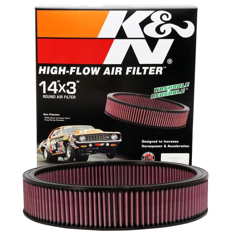 K&N Engineering K&N Replacement Air Filter GM CARS & TRUCKS, V8, 1966-84 E-1650