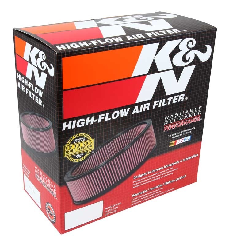 K&N Engineering K&N Universal Custom Air Filter - Oval Shape 11.5in Outer Length / 8.125in Outer Width / 4in Height E-3504