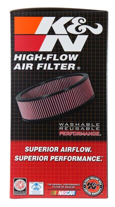K&N Engineering K&N Universal Custom Air Filter - Oval Shape 11.5in Outer Length / 8.125in Outer Width / 4in Height E-3504