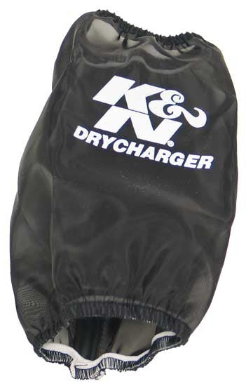 K&N Engineering K&N DrychargerAir Filter Wrap - Black - Round Straight - 3.25in ID x 7.063in H E-4510DK