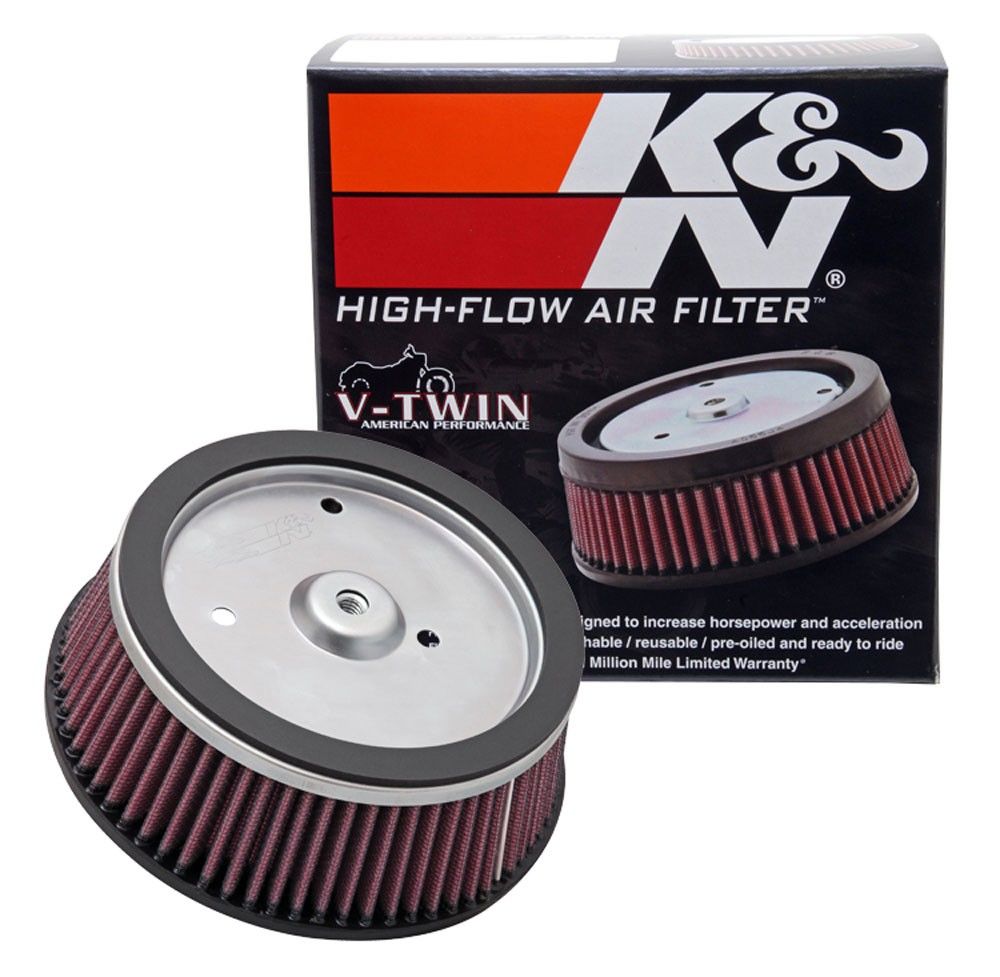 K&N Engineering K&N Round Tapered 6.25in Base OD x 5.5in Top OD x 2.125in H Replacement Filter for Harley Davidson HD-0800