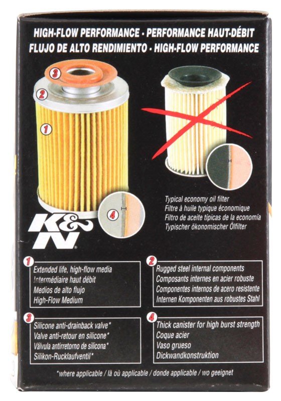 K&N Engineering K&N Evo 8-10 & 06-09 Civic Si Performance Gold Oil Filter HP-1010