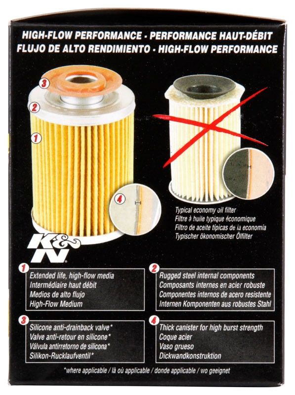 K&N Engineering K&N Oil Filter OIL FILTER; AUTOMOTIVE HP-2003