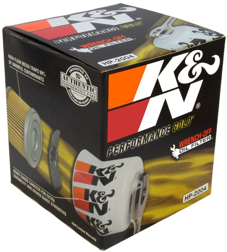 K&N Engineering K&N 87-92 Supra Non-Turbo / 99-04 Grand Cherokee 4.0 Performance Gold Oil Filter HP-2004
