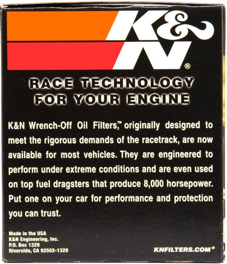 K&N Engineering K&N 87-92 Supra Non-Turbo / 99-04 Grand Cherokee 4.0 Performance Gold Oil Filter HP-2004