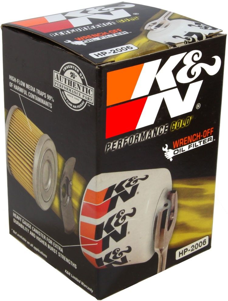 K&N Engineering K&N Universal Performance Gold Oil Filter HP-2006