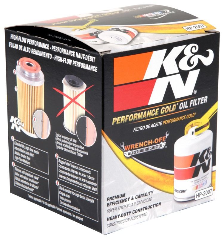 K&N Engineering K&N Oil Filter OIL FILTER; AUTOMOTIVE HP-2007
