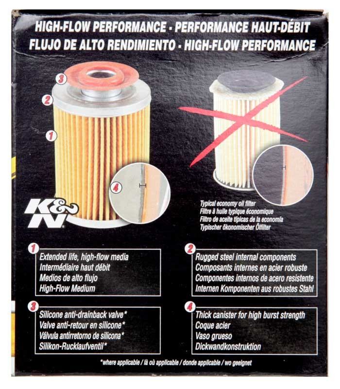 K&N Engineering K&N Oil Filter OIL FILTER; AUTOMOTIVE HP-2010