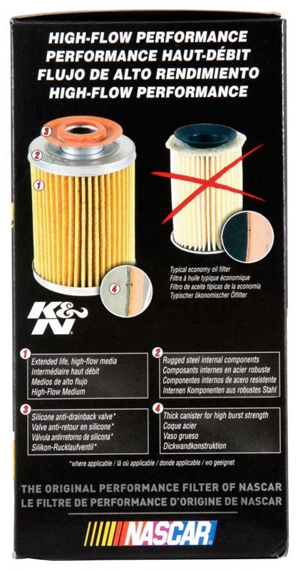 K&N Engineering K&N Dodge Performance Gold Oil Filter HP-4003
