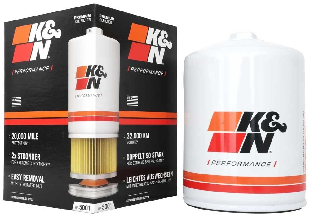 K&N Engineering K&N Oil Filter OIL FILTER; RACING, 4-5/8inOD, 6-11/16inH HP-5001