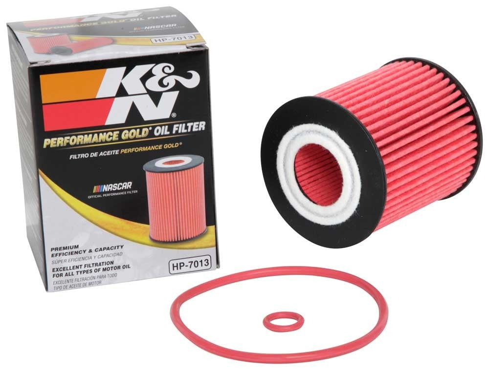 K&N Engineering K&N 07-09 Mazdaspeed3 Performance Gold Oil Filter (OEM style cartridge filter) HP-7013