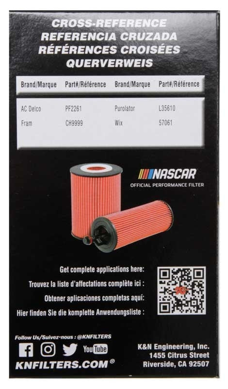 K&N Engineering K&N Performance Gold Oil Filter for Hyundai/Kia V6 06-08 Azera/Sonata/Sedona/07-08 Santa Fe HP-7022
