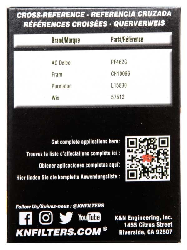 K&N Engineering K&N Performance Oil Filter for 07-15 Mini Cooper L4-1.6L HP-7024