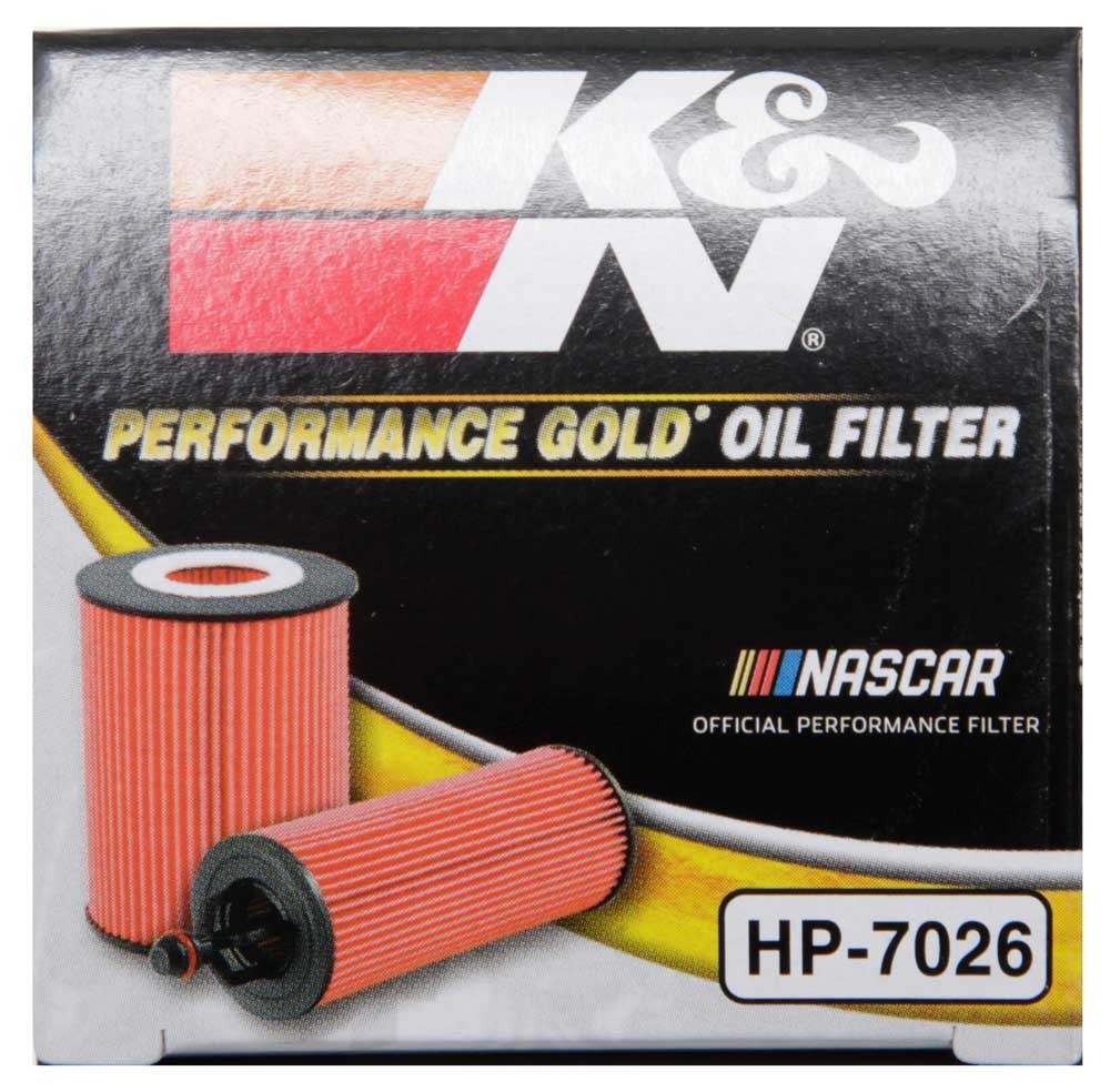 K&N Engineering K&N Performance Oil Filter for 14-17 Dodge Durango 3.6L / 14-17 Jeep Grand Cherokee 3.6L HP-7026