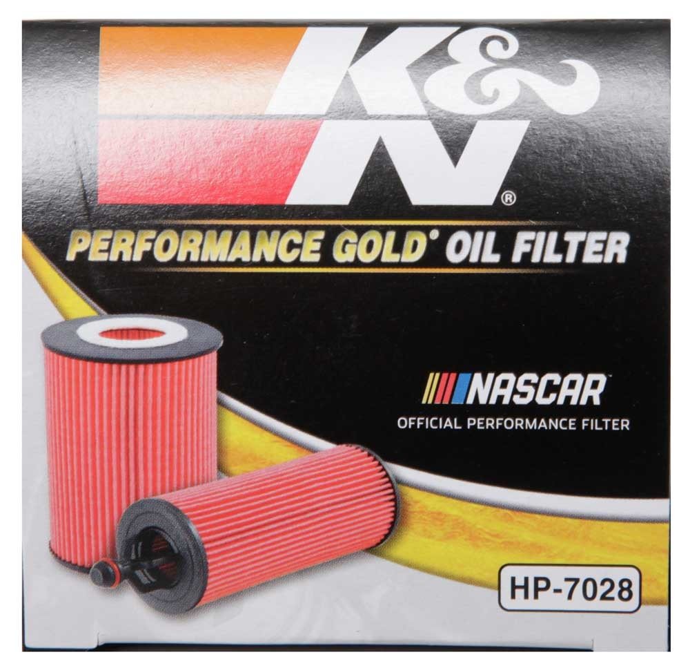 K&N Engineering K&N Performance Oil Filter for 2010+ Mercedes Benz GLE350D 3.0L V6 DSL 2.75in OD x 3.625in H HP-7028