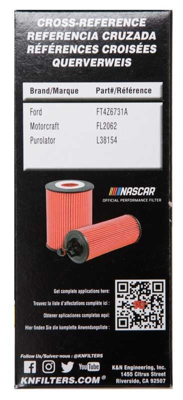 K&N Engineering K&N Ford / Lincoln 1.938in OD x 5.5in H Oil Filter HP-7037