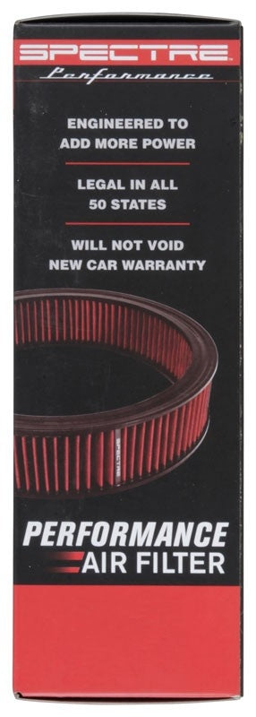 Spectre 1991 Pontiac Grand Am 2.5L L4 F/I Replacement Round Air Filter HPR3647