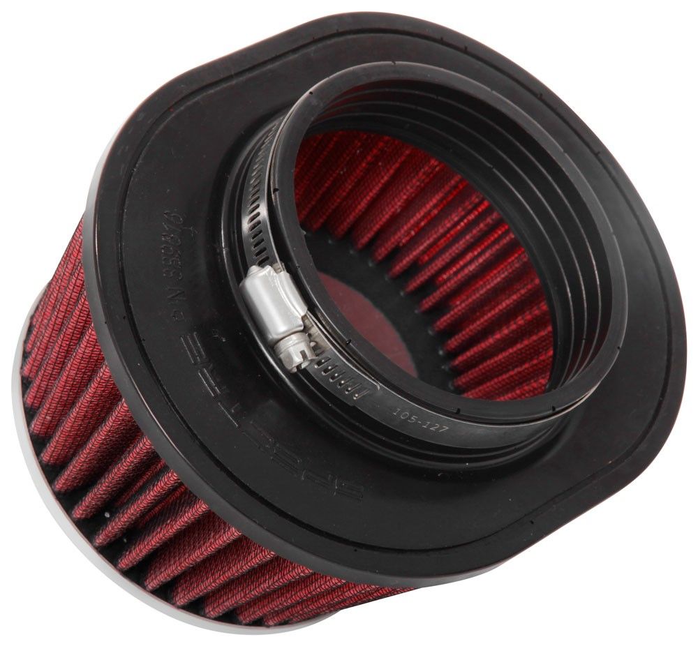 Spectre Conical Air Filter Oval 4in. - Red HPR9616
