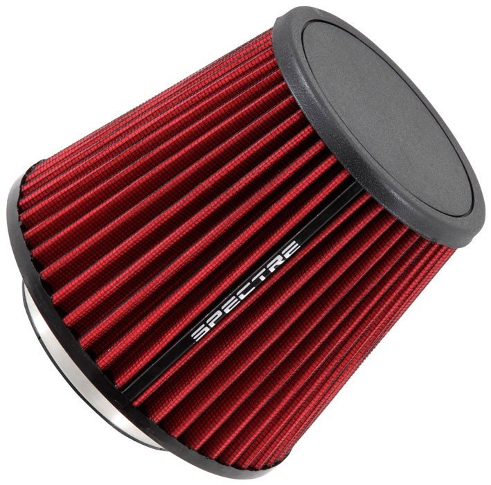 Spectre HPR Conical Air Filter 4in. Flange ID / 6.813in. Base OD / 6.75in. Tall - Red HPR9617
