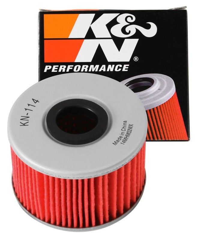 K&N Engineering K&N Oil Filter Powersports Cartridge Oil Filter KN-114