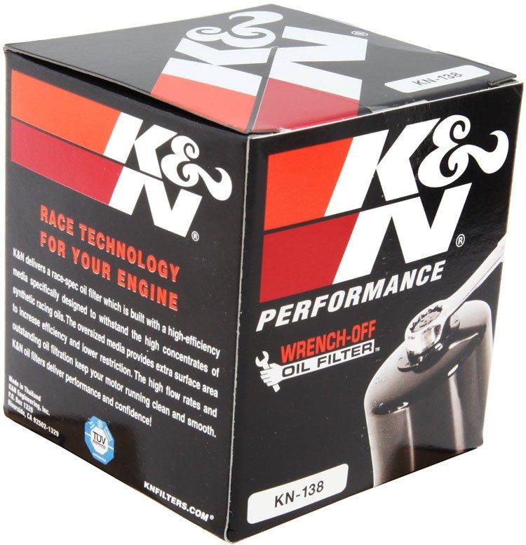 K&N Engineering K&N Suzuki / Arctic Cat / Cagiva / Kawasaki / Kymco / Aprilia 2.813in OD x 3.031in H Oil Filter KN-138