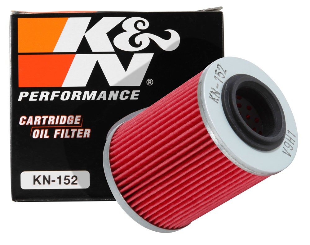 K&N Engineering K&N Aprilia / Bombardier / Can-Am / Ski Doo 2.219in OD x 2.969in H Oil Filter KN-152