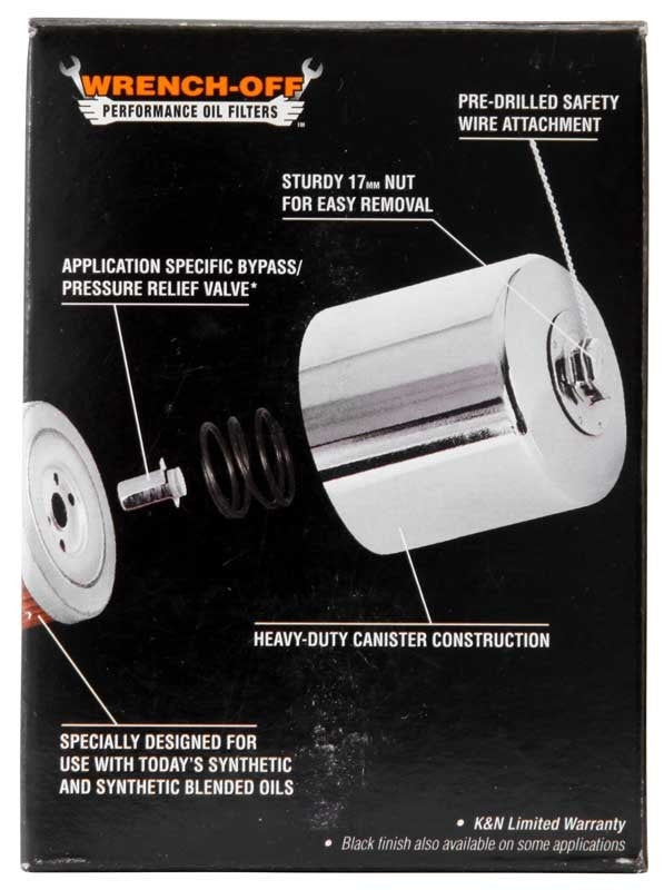 K&N Engineering 80-11 HARLEY OIL FILTER KNEKN-170C