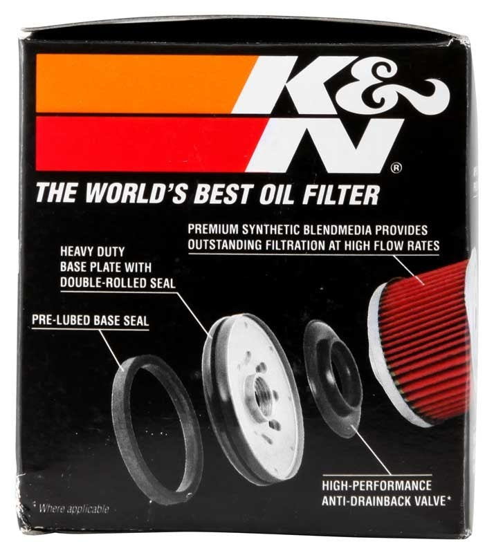 K&N Engineering K&N Oil Filter Powersports Canister Chrome KN-172C