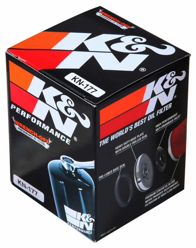 K&N Engineering K&N Buell 2.563in OD x 2.969in H Oil Filter KN-177