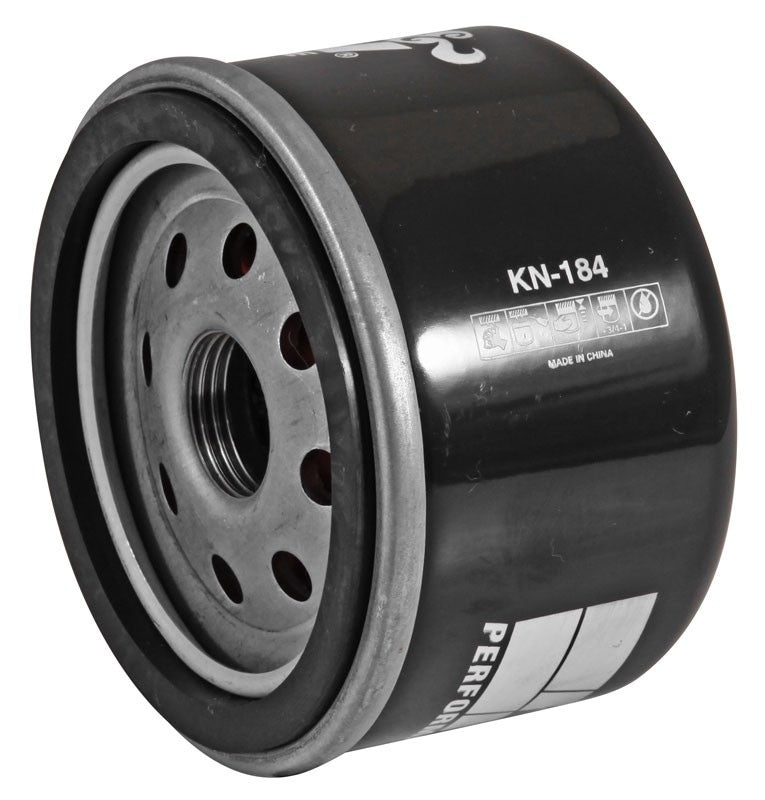 K&N Engineering K&N Oil Filter 2.688in Height x 3.031in OD Powersports - Canister KN-184