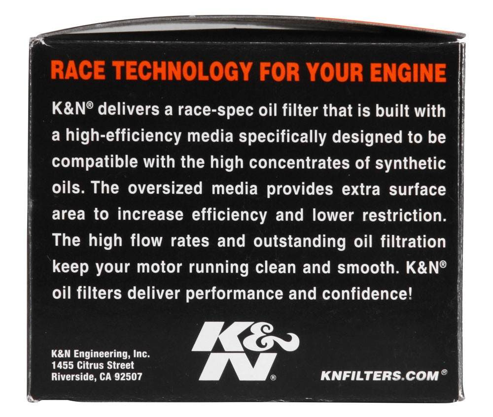 K&N Engineering K&N Oil Filter 2.688in Height x 3.031in OD Powersports - Canister KN-184