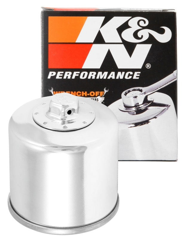 K&N Engineering K&N Honda / Kawasaki / Arctic Cat / Suzuki / Triumph / Yamaha 2.688in OD x 2.969in H Oil Filter KN-204C