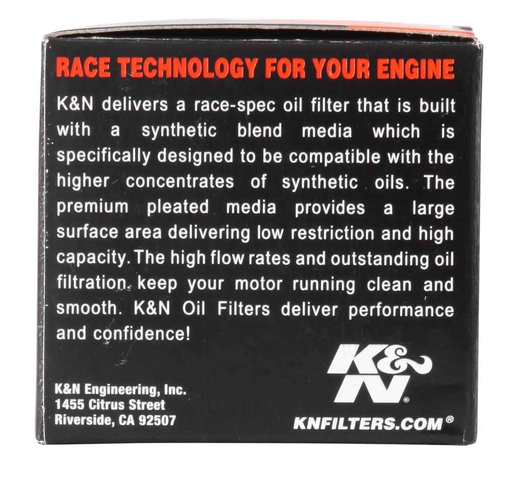 K&N Engineering OIL FILTER; POWERSPORTS CARTRIDGE KNEKN-207