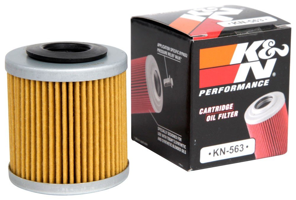 K&N Engineering K&N Aprilia / Derbi / Husqvarna / Piaggio 1.781in OD x 0.625in ID x 1.844in H Oil Filter KN-563