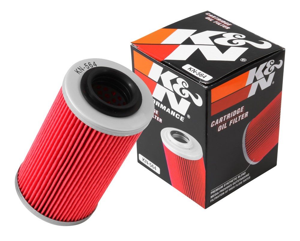 K&N Engineering K&N Can/AM Spyder RT 998/ Buell 1125R -2.2219in OD x 0.969in ID x 3.813in H Oil Filter KN-564